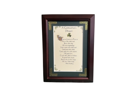 A Godmother's Prayer - 5x7 Framed Blessing