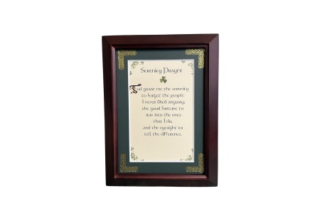 Serenity Prayer - Humorous - 5x7 Framed Blessing