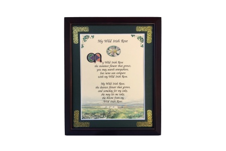/Irish-Blessings/8x10-Framed/My-wild-Irish-Rose