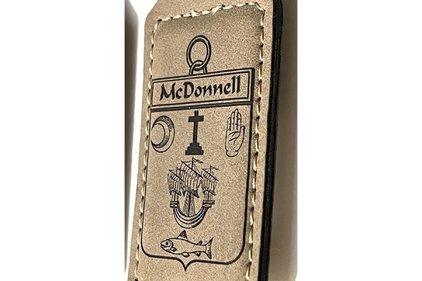 Coat of Arms Leatherette Keychains