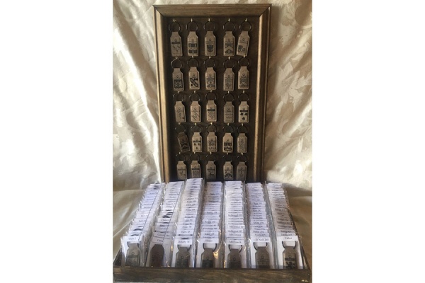 Coat of Arms Leatherette Keychains - FULL SET