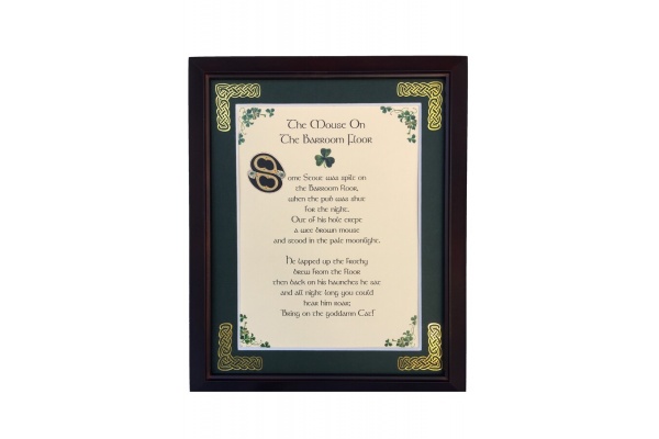 /Irish-Blessings/8x10-Framed/The-Mouse-On-The-Barroom-Floor