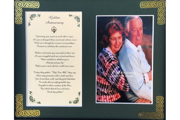 Anniversary - Golden Anniversary - 8x10 Matted Photo Verse