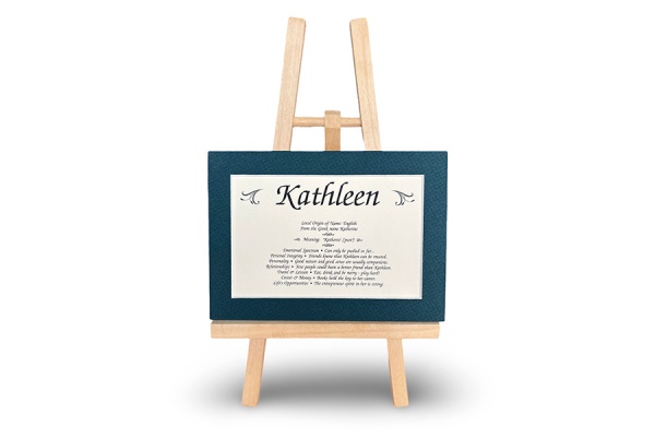 Girls 400 SET - First Name Origin & Meaning 5x7 Matted Print